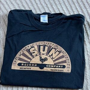 Sun Records / Memphis, TN Black & Tan Graphic Tee